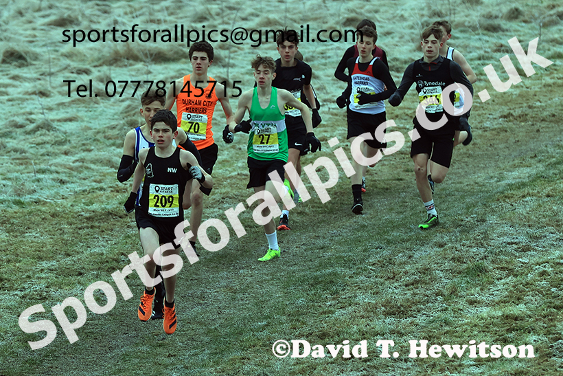 Boys under-15s 2025 Start Fitness NEHL, Wrekenton, Gateshead. Photo: David T. Hewitson/Sports for All Pics